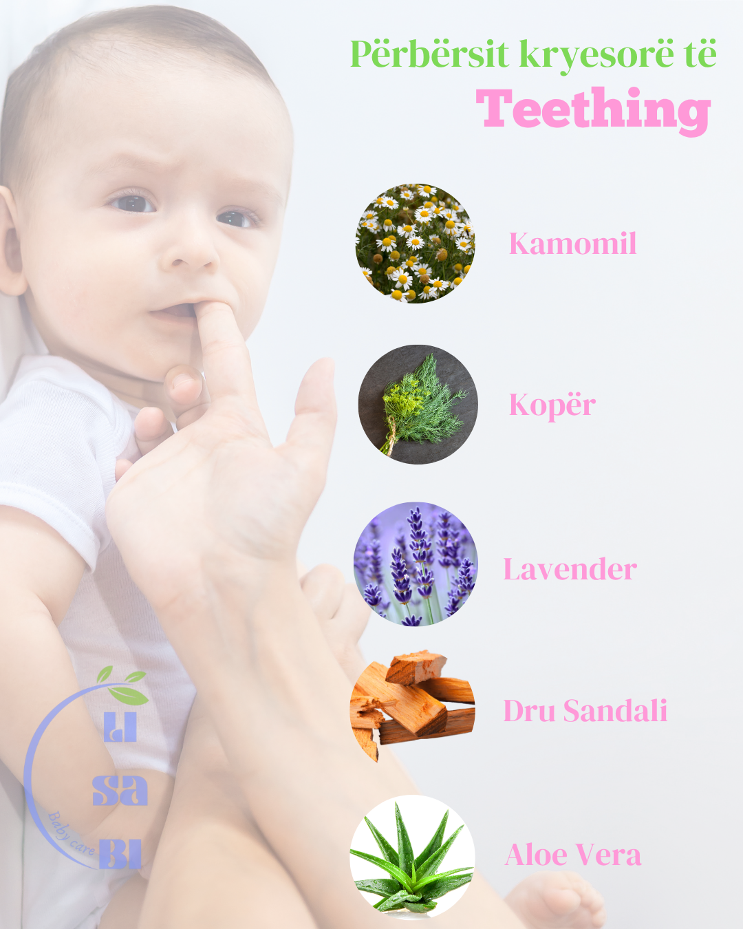Teething Oil- Vaj qetësues për mishrat e dhëmbëve